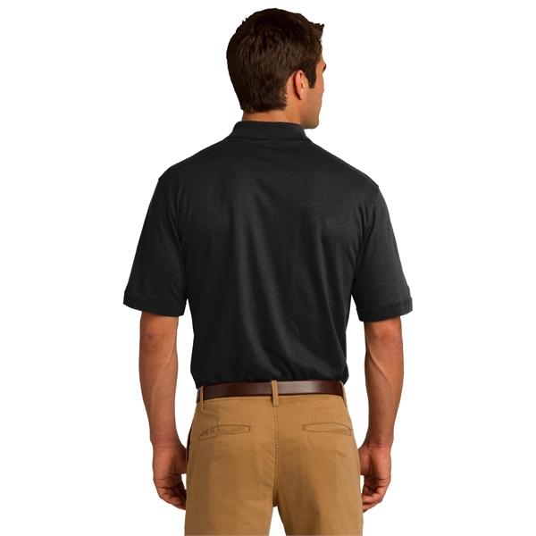 Port & Company Core Blend Jersey Knit Pocket Polo. - Port & Company Core Blend Jersey Knit Pocket Polo. - Image 14 of 48