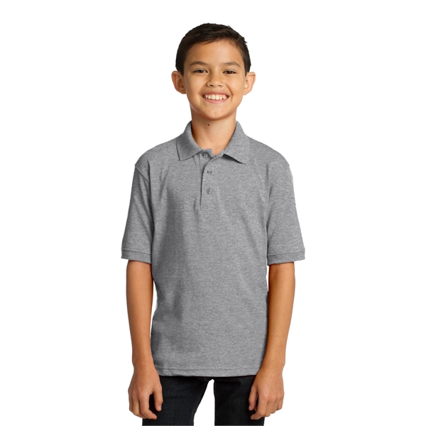 Port & Company Youth Core Blend Jersey Knit Polo. - Port & Company Youth Core Blend Jersey Knit Polo. - Image 33 of 56