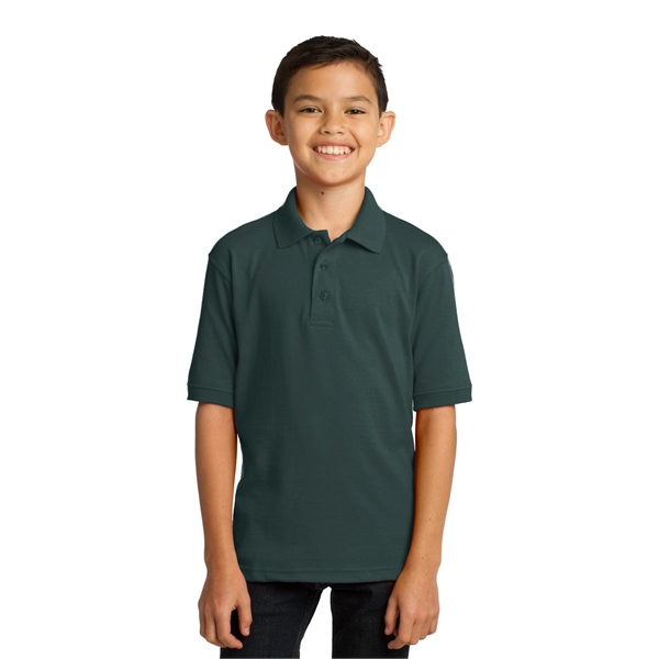 Port & Company Youth Core Blend Jersey Knit Polo. - Port & Company Youth Core Blend Jersey Knit Polo. - Image 39 of 56