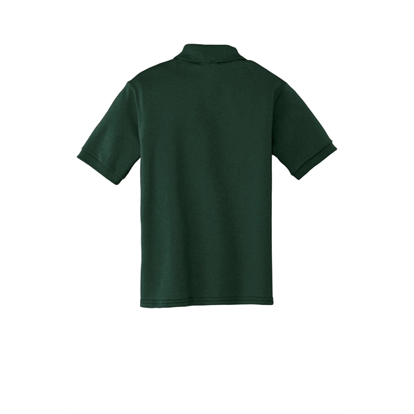 Port & Company Youth Core Blend Jersey Knit Polo. - Port & Company Youth Core Blend Jersey Knit Polo. - Image 21 of 56