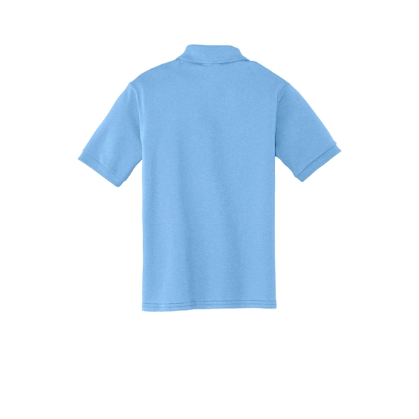 Port & Company Youth Core Blend Jersey Knit Polo. - Port & Company Youth Core Blend Jersey Knit Polo. - Image 25 of 56