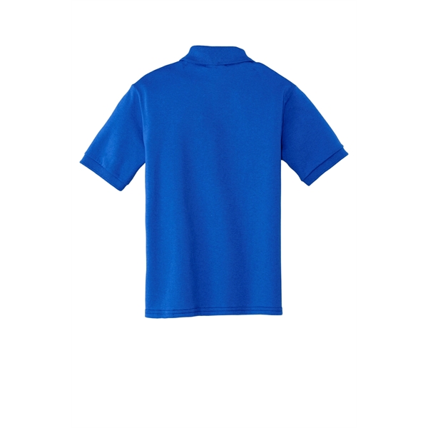 Port & Company Youth Core Blend Jersey Knit Polo. - Port & Company Youth Core Blend Jersey Knit Polo. - Image 41 of 56