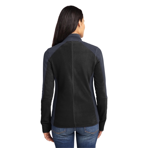 Port Authority Women's Colorblock Microfleece Jacket. - Port Authority Women's Colorblock Microfleece Jacket. - Image 6 of 27