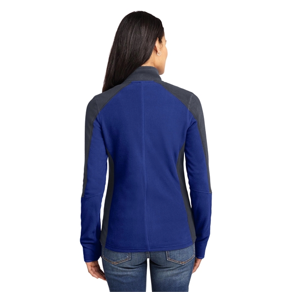 Port Authority Women's Colorblock Microfleece Jacket. - Port Authority Women's Colorblock Microfleece Jacket. - Image 22 of 27