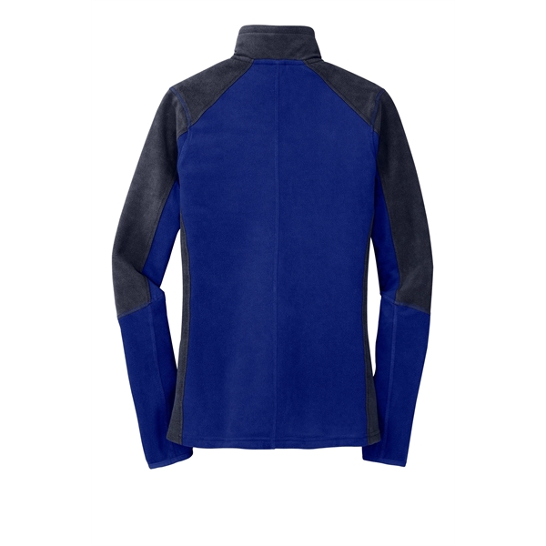 Port Authority Women's Colorblock Microfleece Jacket. - Port Authority Women's Colorblock Microfleece Jacket. - Image 25 of 27