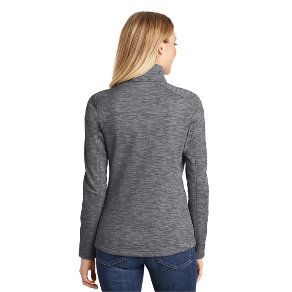 Port Authority Women's Digi Stripe Fleece Jacket. - Port Authority Women's Digi Stripe Fleece Jacket. - Image 2 of 25