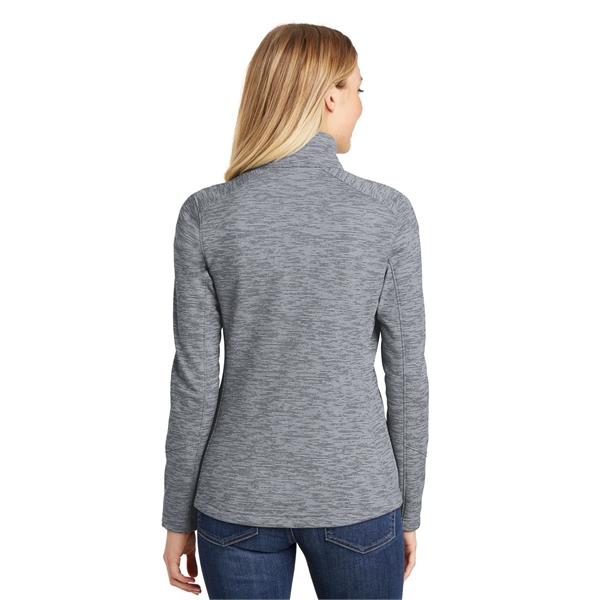 Port Authority Women's Digi Stripe Fleece Jacket. - Port Authority Women's Digi Stripe Fleece Jacket. - Image 13 of 25