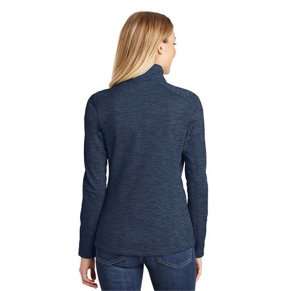 Port Authority Women's Digi Stripe Fleece Jacket. - Port Authority Women's Digi Stripe Fleece Jacket. - Image 18 of 25