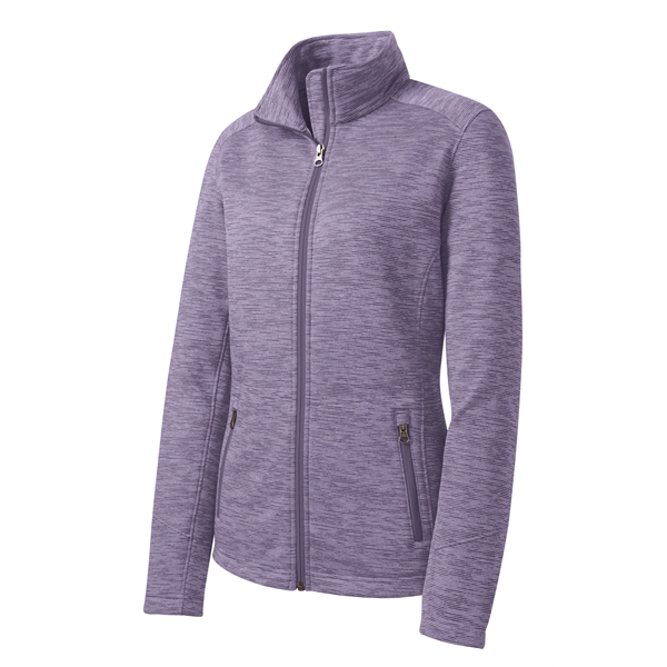 Port Authority Women's Digi Stripe Fleece Jacket. - Port Authority Women's Digi Stripe Fleece Jacket. - Image 24 of 25