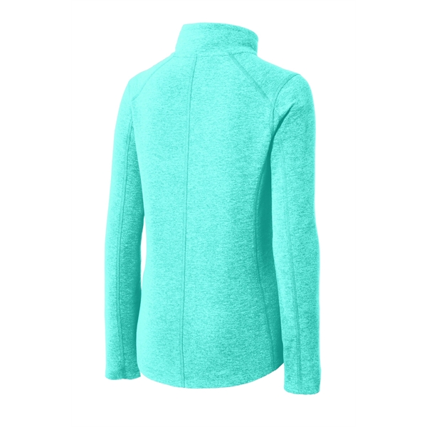 Port Authority Women's Heather Microfleece Full-Zip Jacket. - Port Authority Women's Heather Microfleece Full-Zip Jacket. - Image 8 of 30