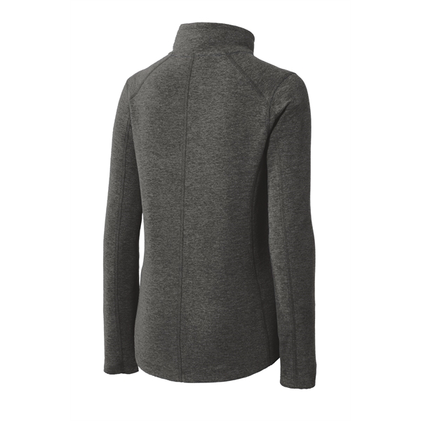 Port Authority Women's Heather Microfleece Full-Zip Jacket. - Port Authority Women's Heather Microfleece Full-Zip Jacket. - Image 12 of 30