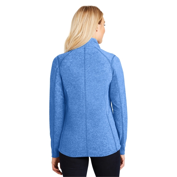 Port Authority Women's Heather Microfleece Full-Zip Jacket. - Port Authority Women's Heather Microfleece Full-Zip Jacket. - Image 1 of 30