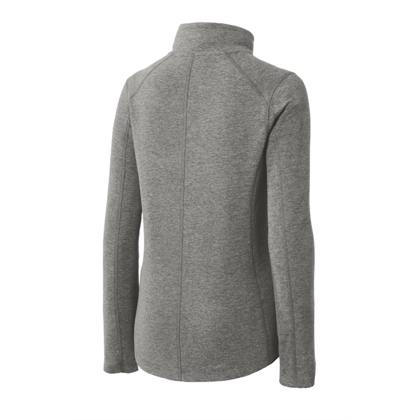 Port Authority Women's Heather Microfleece Full-Zip Jacket. - Port Authority Women's Heather Microfleece Full-Zip Jacket. - Image 17 of 30