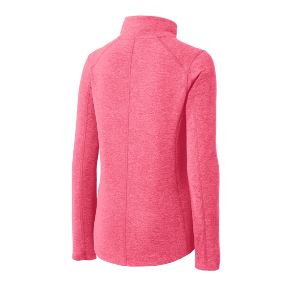 Port Authority Women's Heather Microfleece Full-Zip Jacket. - Port Authority Women's Heather Microfleece Full-Zip Jacket. - Image 21 of 30