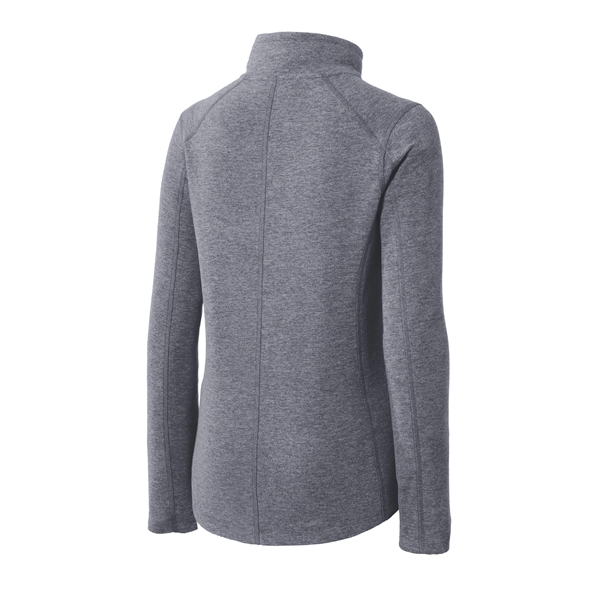 Port Authority Women's Heather Microfleece Full-Zip Jacket. - Port Authority Women's Heather Microfleece Full-Zip Jacket. - Image 25 of 30