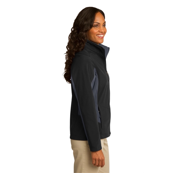 Port Authority Women's Core Colorblock Soft Shell Jacket. - Port Authority Women's Core Colorblock Soft Shell Jacket. - Image 3 of 28