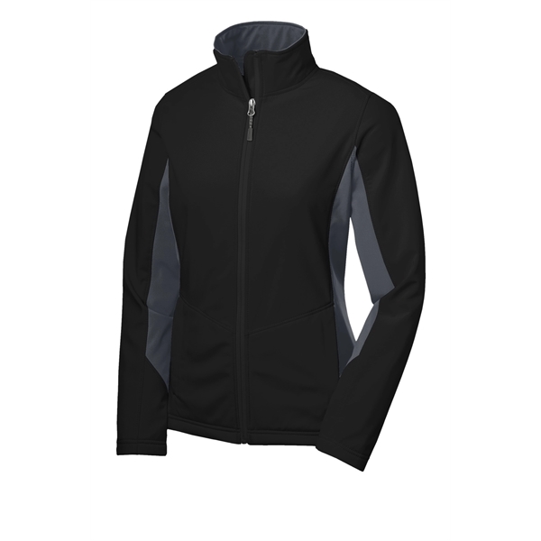 Port Authority Women's Core Colorblock Soft Shell Jacket. - Port Authority Women's Core Colorblock Soft Shell Jacket. - Image 27 of 28