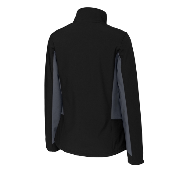 Port Authority Women's Core Colorblock Soft Shell Jacket. - Port Authority Women's Core Colorblock Soft Shell Jacket. - Image 5 of 28