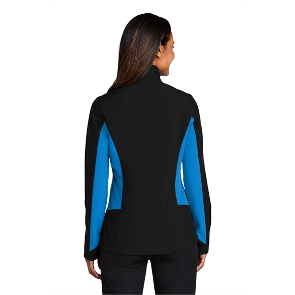 Port Authority Women's Core Colorblock Soft Shell Jacket. - Port Authority Women's Core Colorblock Soft Shell Jacket. - Image 15 of 28