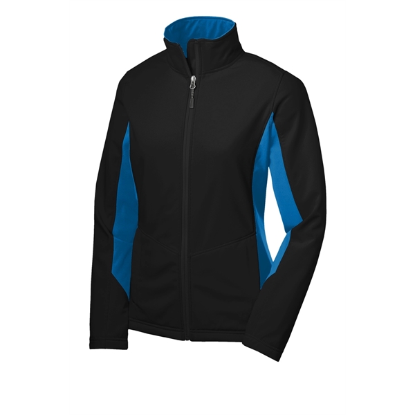 Port Authority Women's Core Colorblock Soft Shell Jacket. - Port Authority Women's Core Colorblock Soft Shell Jacket. - Image 28 of 28