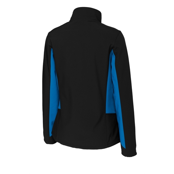 Port Authority Women's Core Colorblock Soft Shell Jacket. - Port Authority Women's Core Colorblock Soft Shell Jacket. - Image 18 of 28