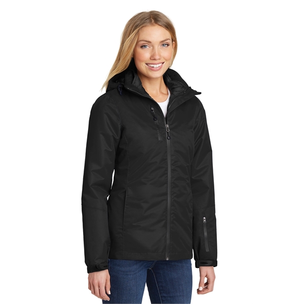 Port Authority Women's Vortex Waterproof 3-in-1 Jacket. - Port Authority Women's Vortex Waterproof 3-in-1 Jacket. - Image 3 of 20