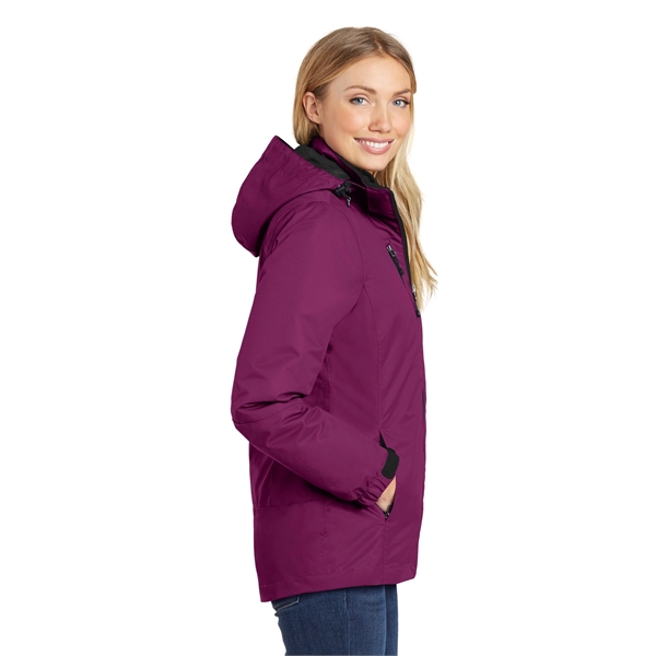 Port Authority Women's Vortex Waterproof 3-in-1 Jacket. - Port Authority Women's Vortex Waterproof 3-in-1 Jacket. - Image 17 of 20