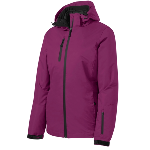 Port Authority Women's Vortex Waterproof 3-in-1 Jacket. - Port Authority Women's Vortex Waterproof 3-in-1 Jacket. - Image 18 of 20