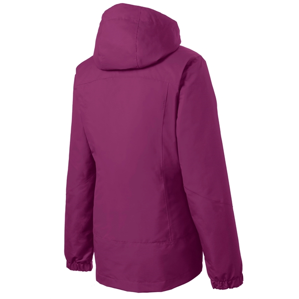 Port Authority Women's Vortex Waterproof 3-in-1 Jacket. - Port Authority Women's Vortex Waterproof 3-in-1 Jacket. - Image 19 of 20