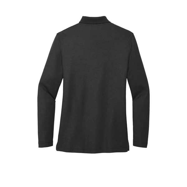 Port Authority Women's Silk Touch Long Sleeve Polo. - Port Authority Women's Silk Touch Long Sleeve Polo. - Image 37 of 45