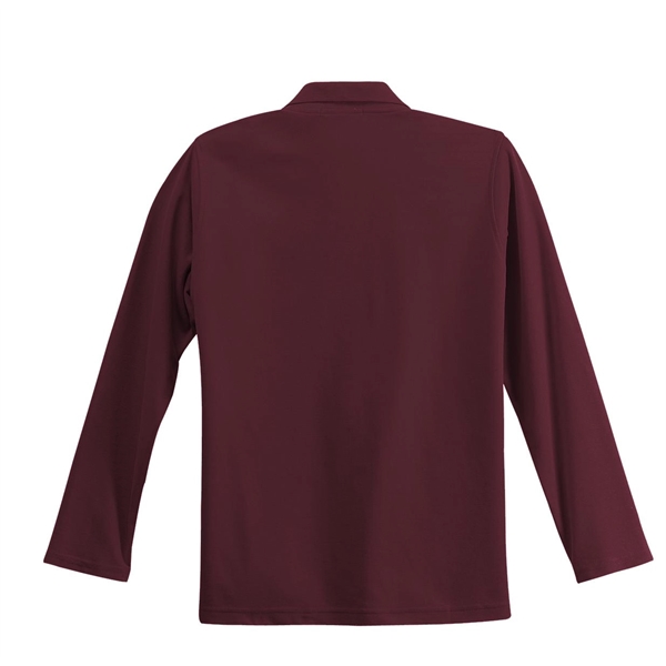 Port Authority Women's Silk Touch Long Sleeve Polo. - Port Authority Women's Silk Touch Long Sleeve Polo. - Image 7 of 45