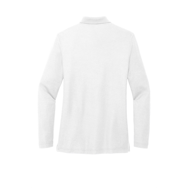 Port Authority Women's Silk Touch Long Sleeve Polo. - Port Authority Women's Silk Touch Long Sleeve Polo. - Image 43 of 45