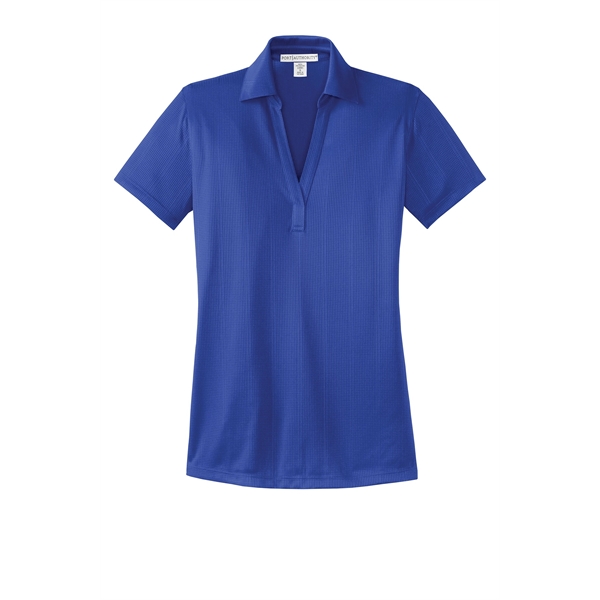 Port Authority Women's Performance Fine Jacquard Polo. - Port Authority Women's Performance Fine Jacquard Polo. - Image 7 of 55