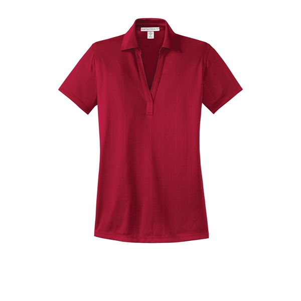 Port Authority Women's Performance Fine Jacquard Polo. - Port Authority Women's Performance Fine Jacquard Polo. - Image 11 of 55