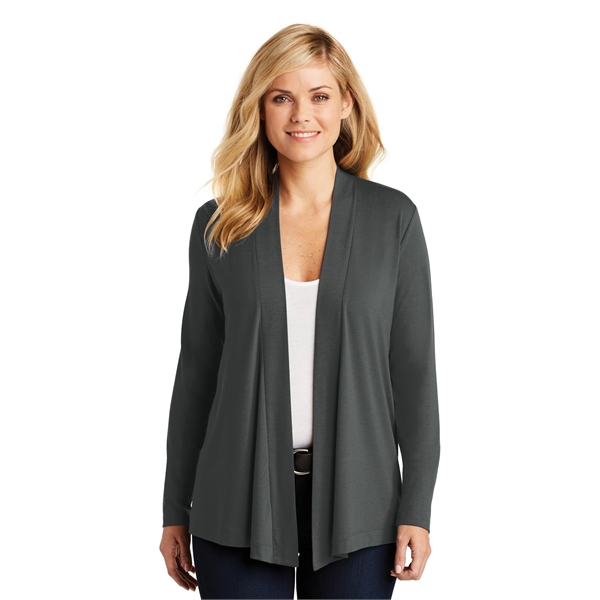 Port Authority Women's Concept Open Cardigan. - Port Authority Women's Concept Open Cardigan. - Image 2 of 11