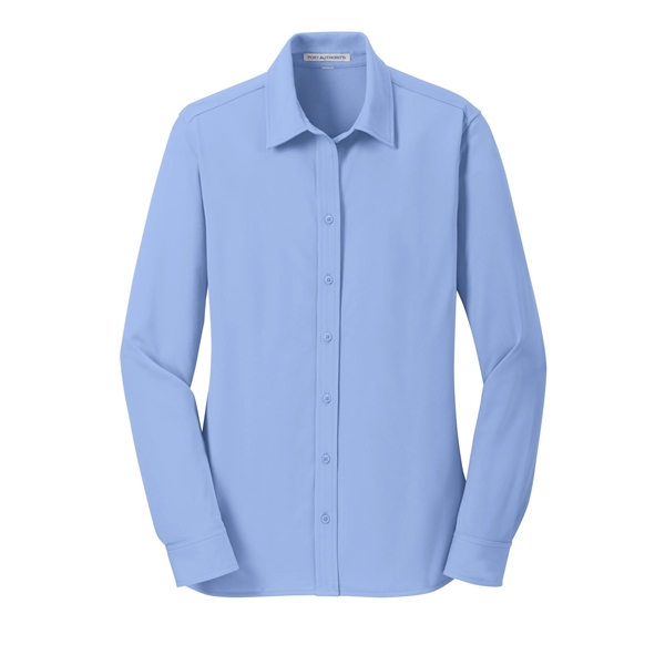 Port Authority Women's Dimension Knit Dress Shirt. - Port Authority Women's Dimension Knit Dress Shirt. - Image 16 of 25