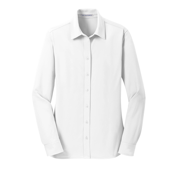 Port Authority Women's Dimension Knit Dress Shirt. - Port Authority Women's Dimension Knit Dress Shirt. - Image 22 of 25