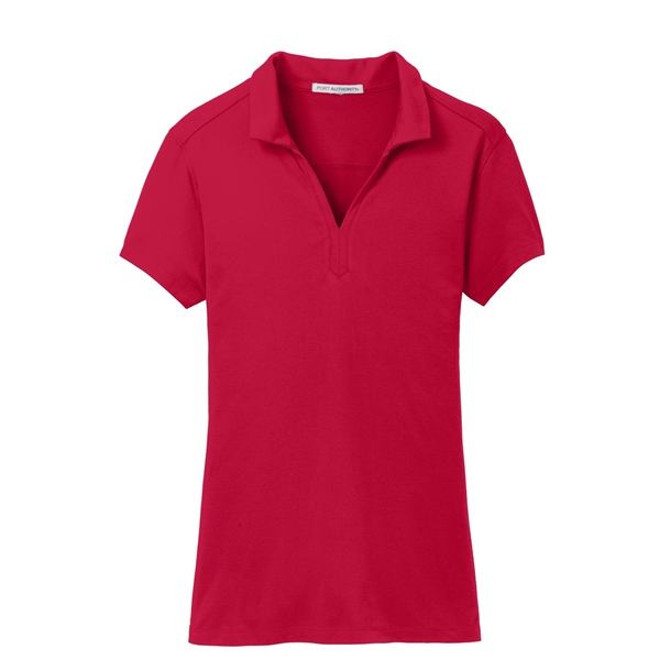 Port Authority Women's Rapid Dry Mesh Polo. - Port Authority Women's Rapid Dry Mesh Polo. - Image 9 of 25