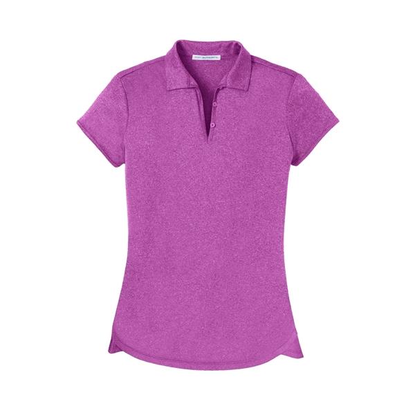 Port Authority Women's Trace Heather Polo. - Port Authority Women's Trace Heather Polo. - Image 4 of 20
