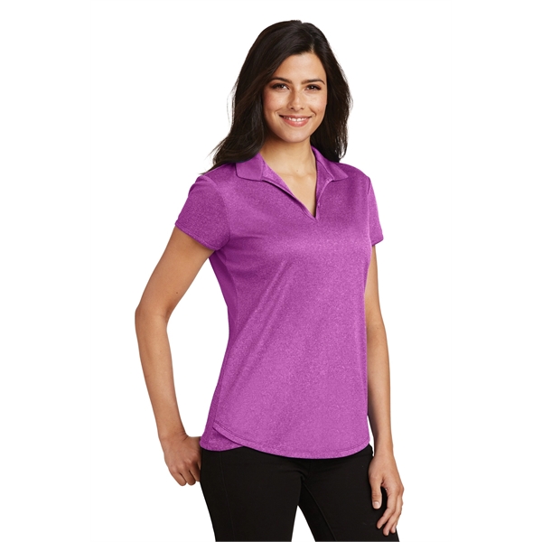 Port Authority Women's Trace Heather Polo. - Port Authority Women's Trace Heather Polo. - Image 2 of 20