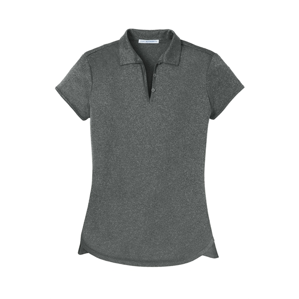 Port Authority Women's Trace Heather Polo. - Port Authority Women's Trace Heather Polo. - Image 9 of 20