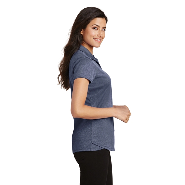 Port Authority Women's Trace Heather Polo. - Port Authority Women's Trace Heather Polo. - Image 13 of 20