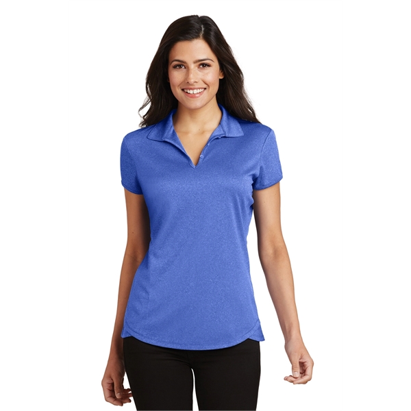 Port Authority Women's Trace Heather Polo. - Port Authority Women's Trace Heather Polo. - Image 16 of 20