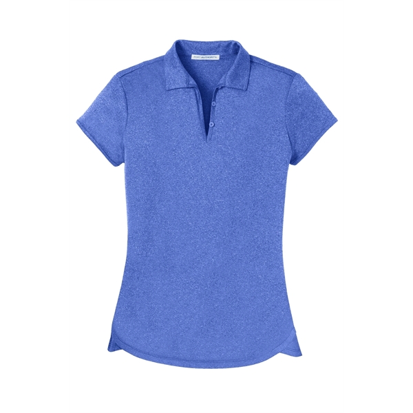 Port Authority Women's Trace Heather Polo. - Port Authority Women's Trace Heather Polo. - Image 19 of 20