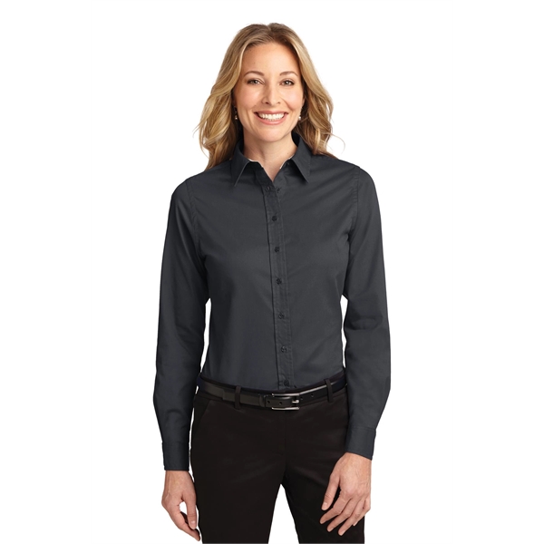 Port Authority Women's Long Sleeve Easy Care Shirt. - Port Authority Women's Long Sleeve Easy Care Shirt. - Image 6 of 153