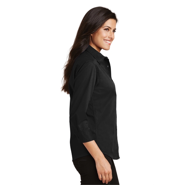 Port Authority Women's 3/4-Sleeve Easy Care Shirt. - Port Authority Women's 3/4-Sleeve Easy Care Shirt. - Image 27 of 40