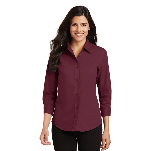 Port Authority Women's 3/4-Sleeve Easy Care Shirt. - Port Authority Women's 3/4-Sleeve Easy Care Shirt. - Image 2 of 40