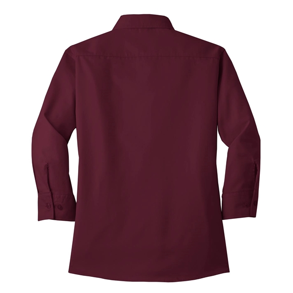 Port Authority Women's 3/4-Sleeve Easy Care Shirt. - Port Authority Women's 3/4-Sleeve Easy Care Shirt. - Image 6 of 40