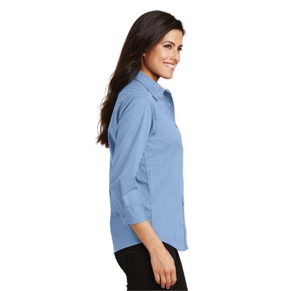 Port Authority Women's 3/4-Sleeve Easy Care Shirt. - Port Authority Women's 3/4-Sleeve Easy Care Shirt. - Image 31 of 40