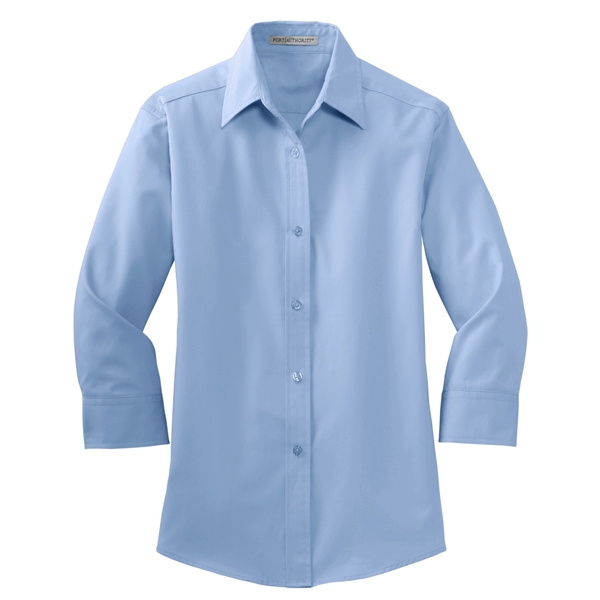 Port Authority Women's 3/4-Sleeve Easy Care Shirt. - Port Authority Women's 3/4-Sleeve Easy Care Shirt. - Image 7 of 40